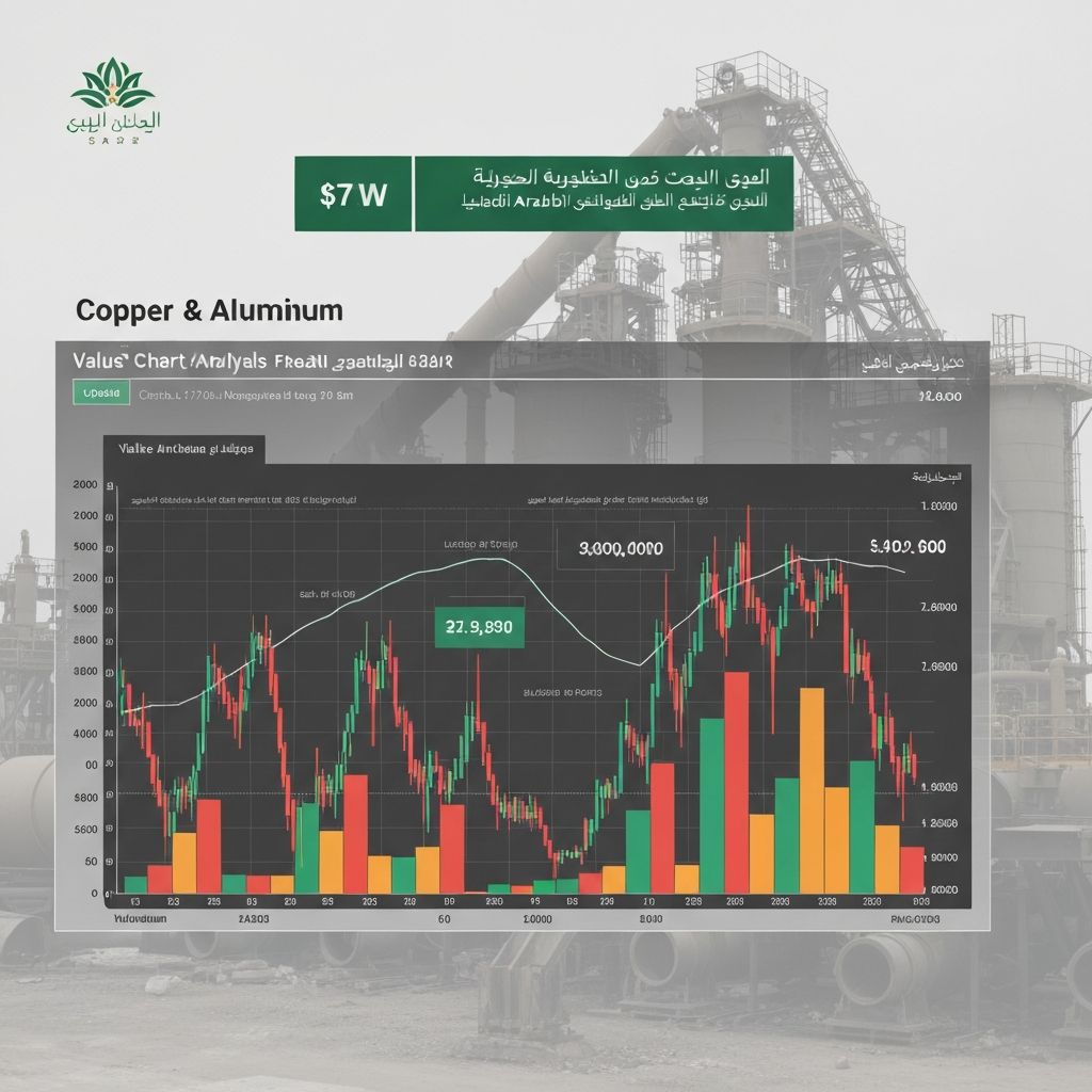 قيمة النحاس والألومنيوم في السوق